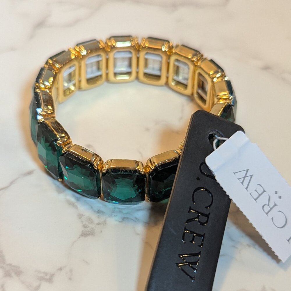 J.Crew Factory Crystal Stretch Statement Bracelet - Picture 3 of 5